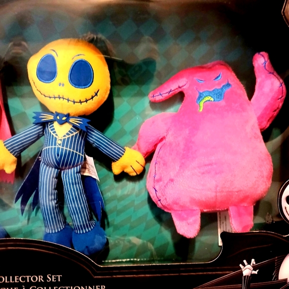 Disney Just Play Tim Burton's Nightmare Before Christmas Plush Collector Set NIB - Picture 5 of 5